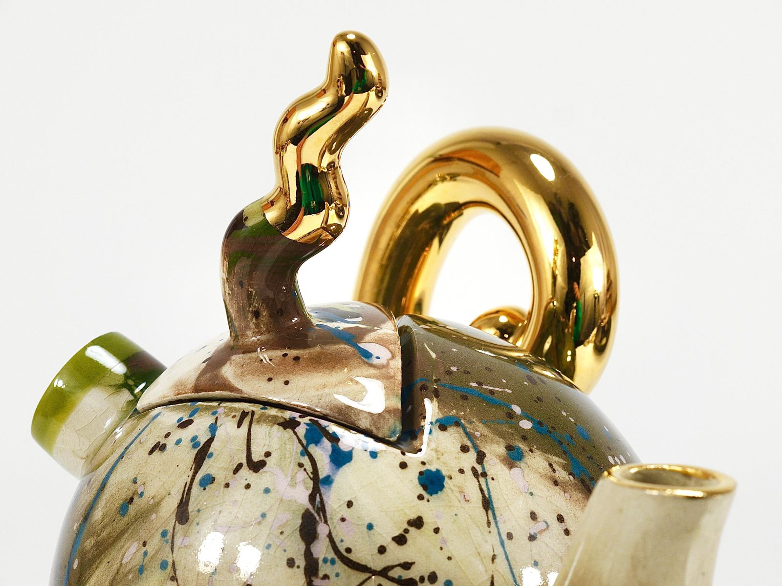 Juraj Mahalik Sculptural Postmodern Pop Art Tea Service By Art4, Slovakia, 1990s photo Home Decor