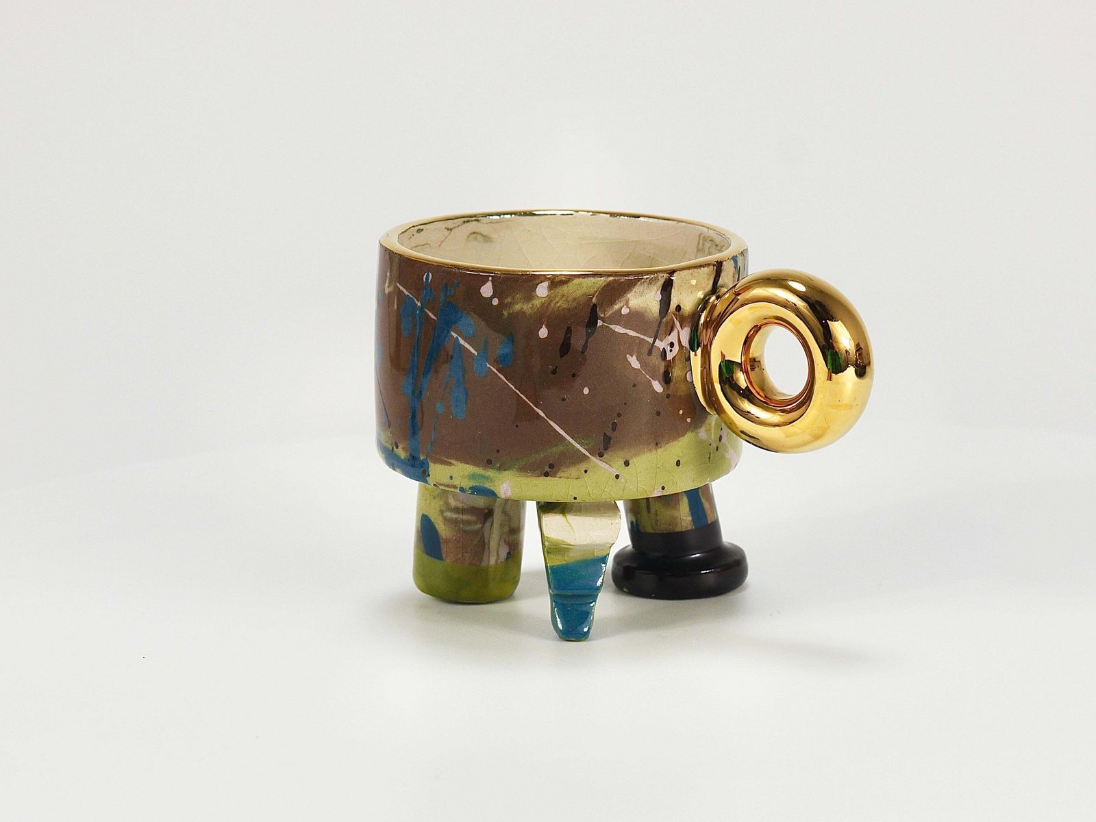 Juraj Mahalik Sculptural Postmodern Pop Art Tea Service By Art4, Slovakia, 1990s photo vinterior