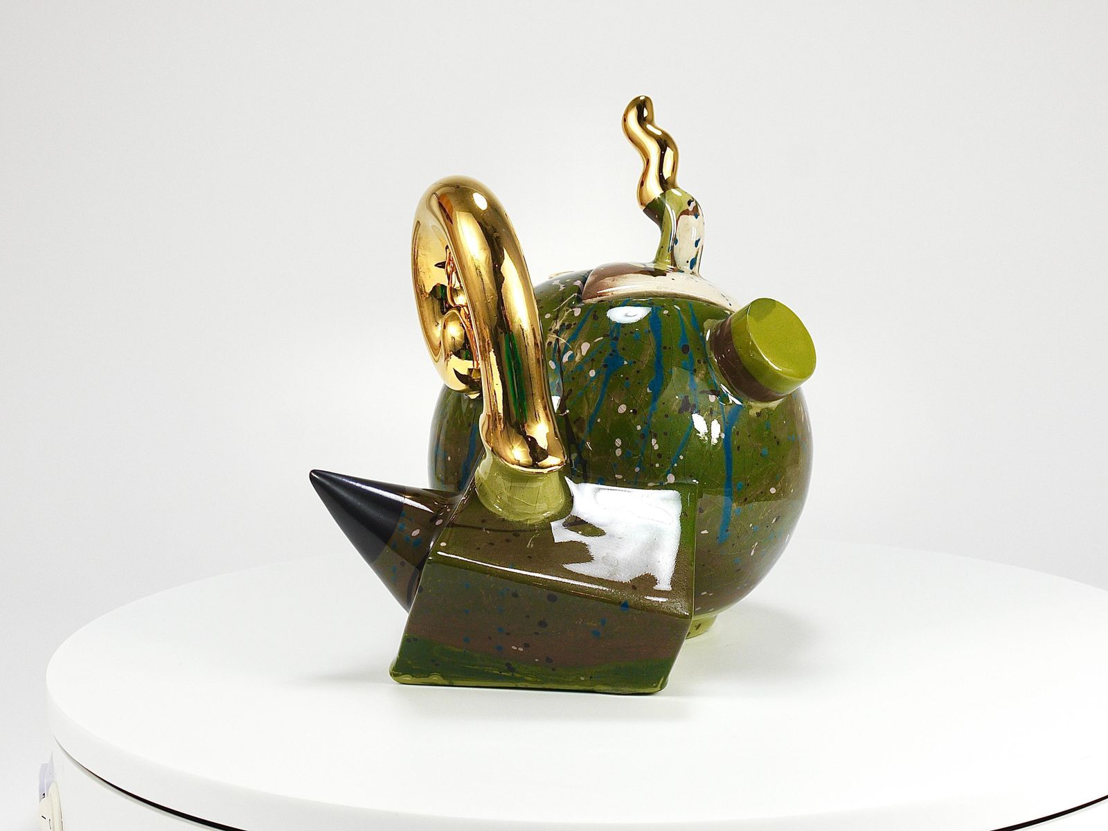 photo furniture Juraj Mahalik Sculptural Postmodern Pop Art Tea Service By Art4, Slovakia, 1990s