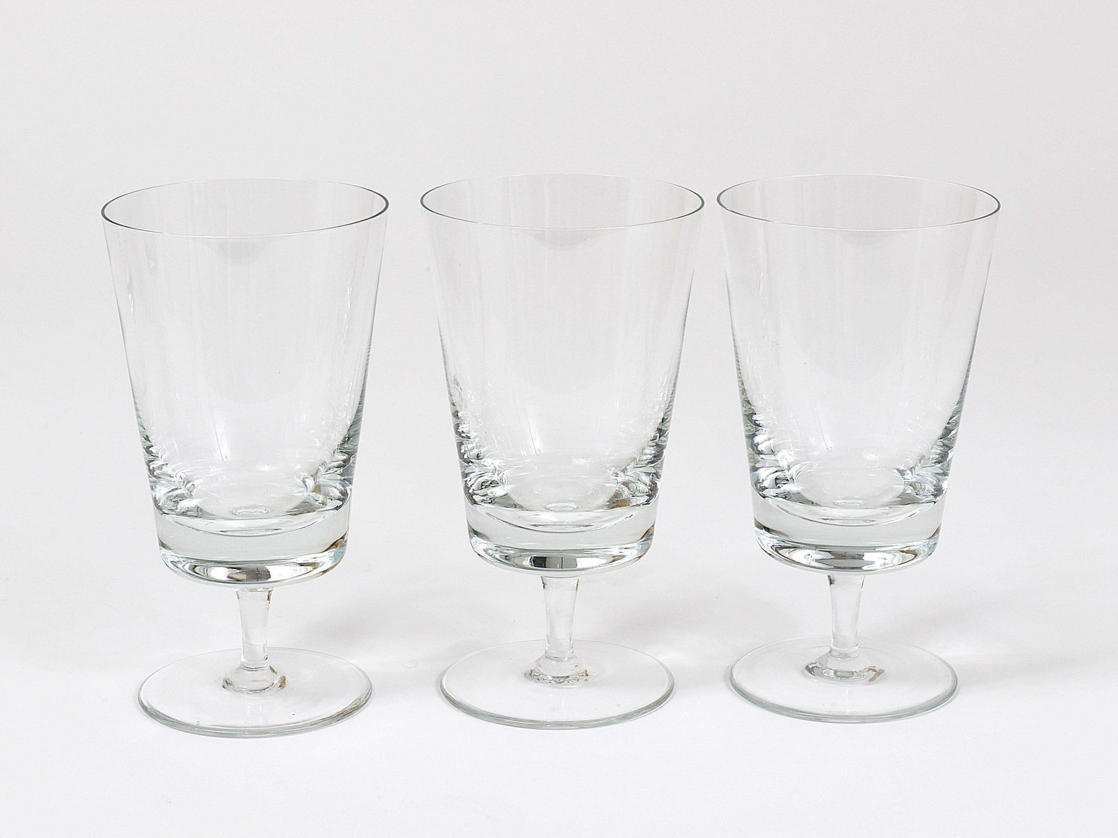 Home Decor Oswald Haerdtl Set Of Six Mid Century Crystal Wine Glasses, Austria, 1950s photo