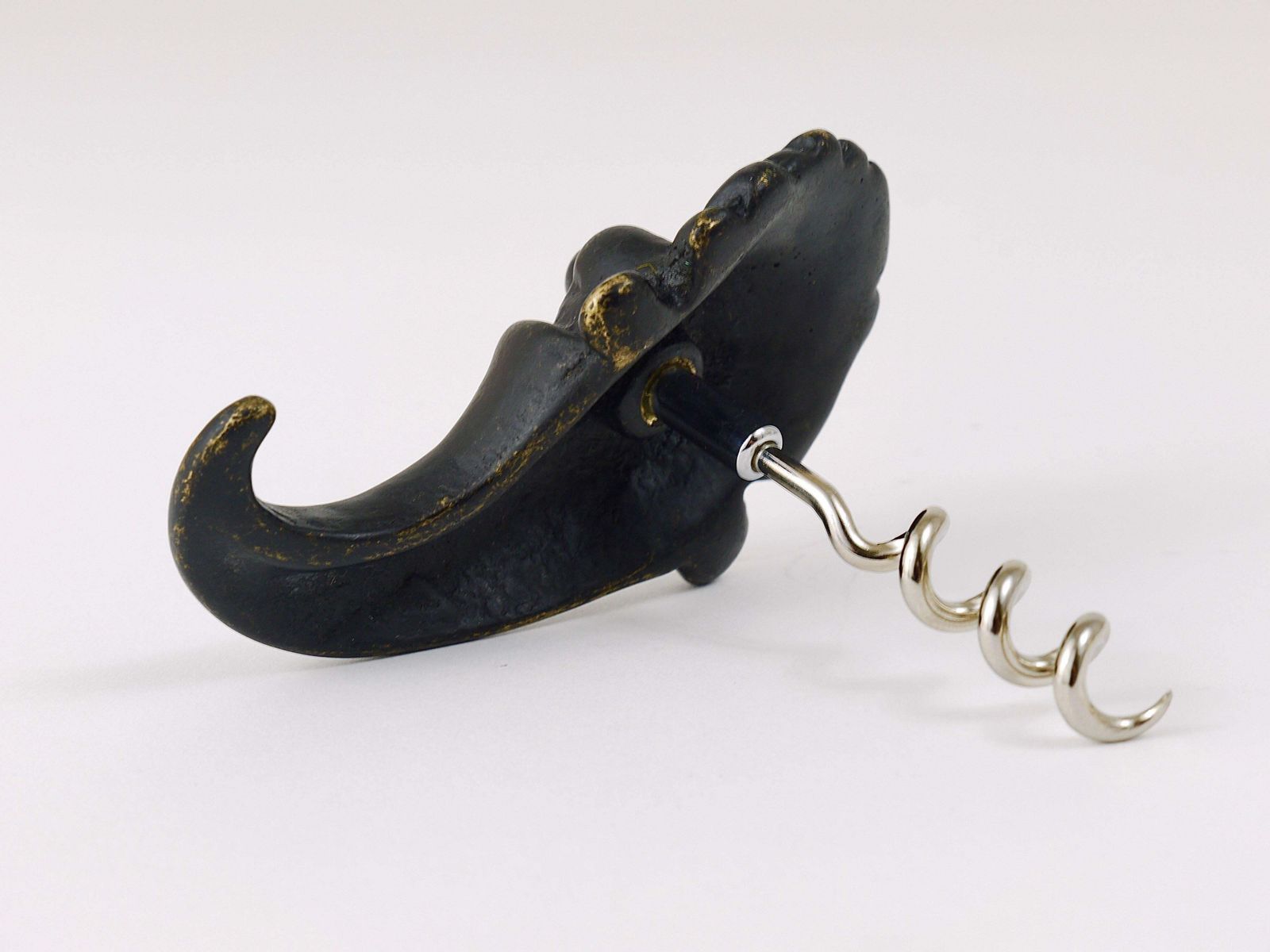 Walter Bosse Dwarf Brass Cork Screw Bottle Opener, Herta Baller, Austria, 1950s photo Home Decor