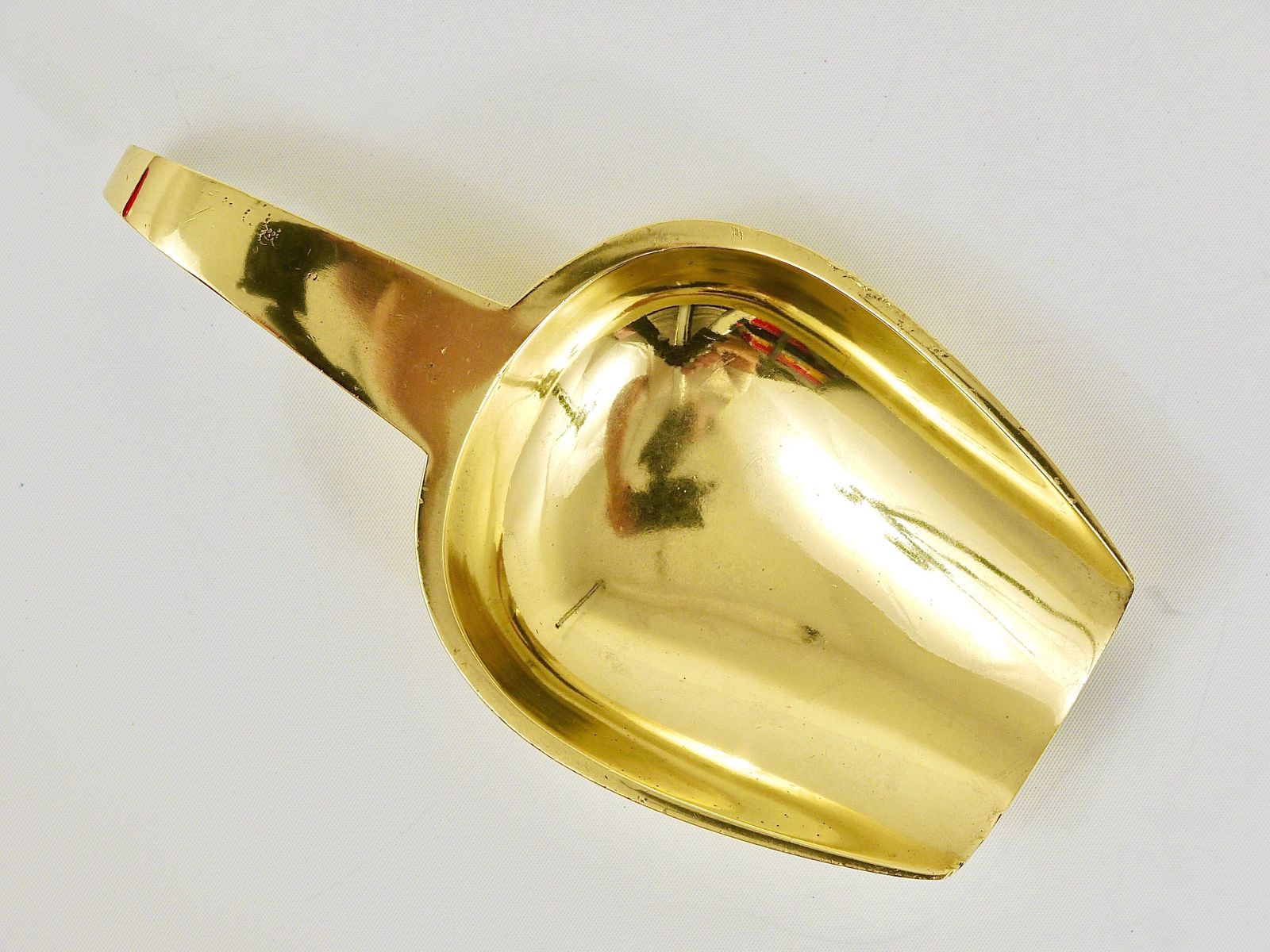 photo for sale Carl Auböck Midcentury Scoop Bowl Or Ashtray With Handle, Brass, Austria, 1950s