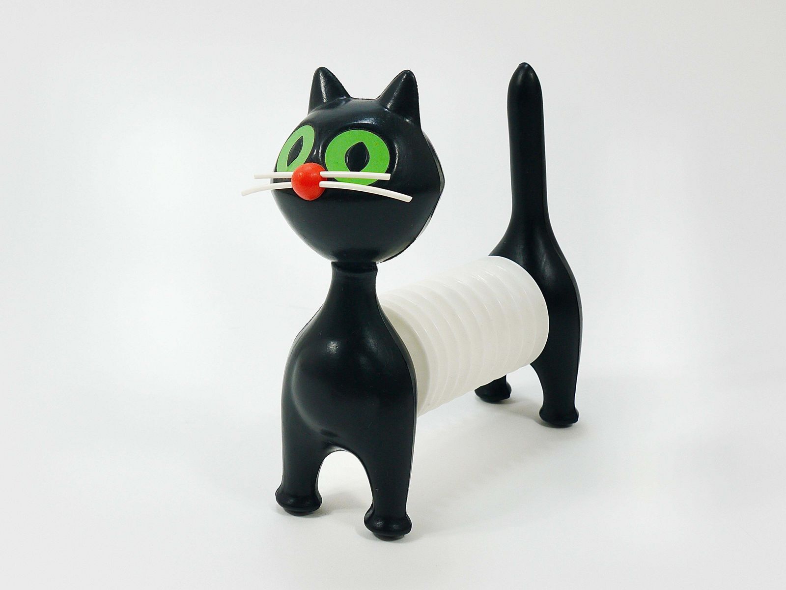 Libuse Niklova Accordion Squeaky Toy Cat „Tomcat“ By Fatra, Czechoslovakia 1960s photo vinterior