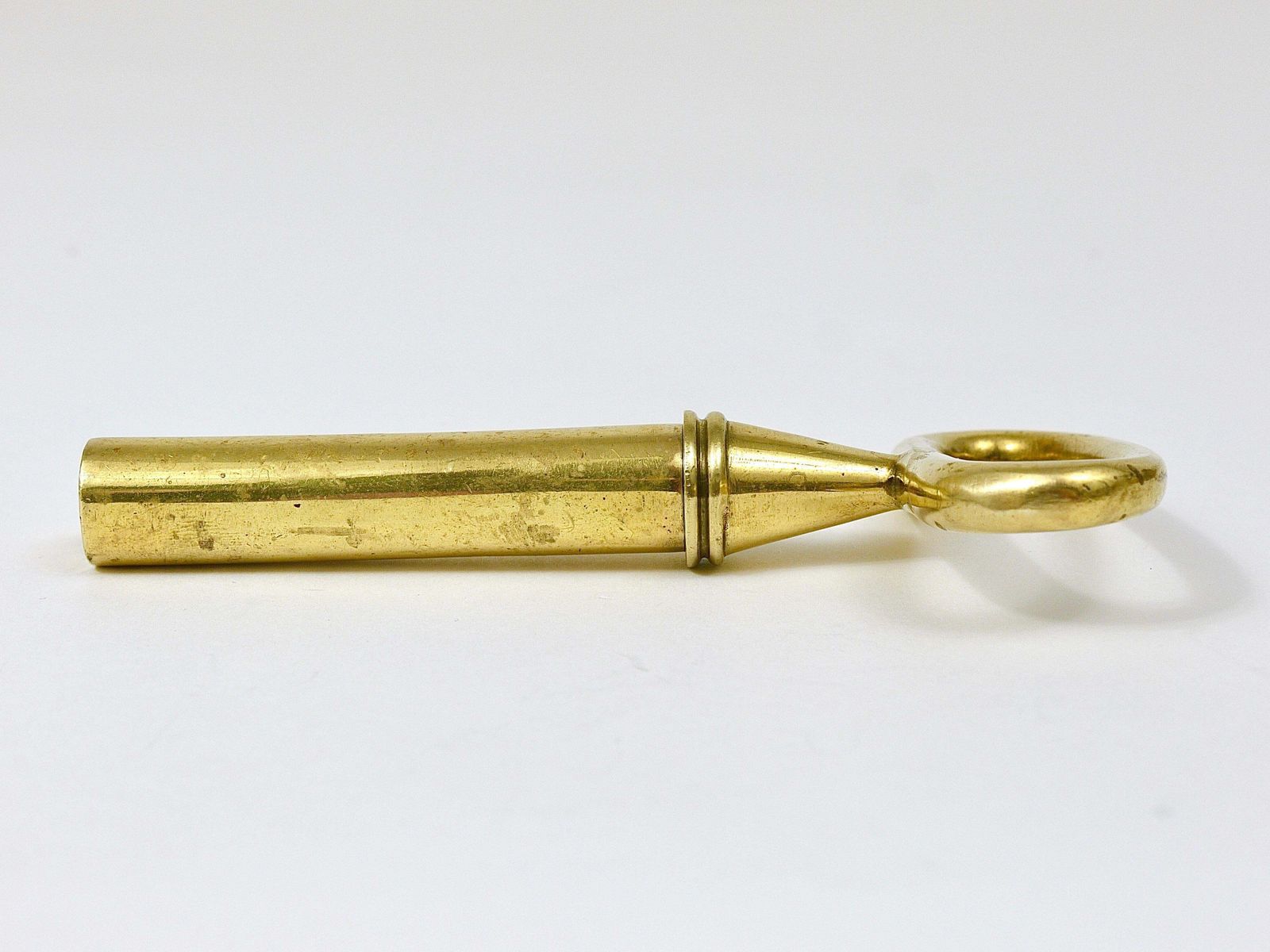 photo for sale Carl Aubock Big Brass Key Cork Screw, Bottle Opener, Paperweight, Austria, 1950s