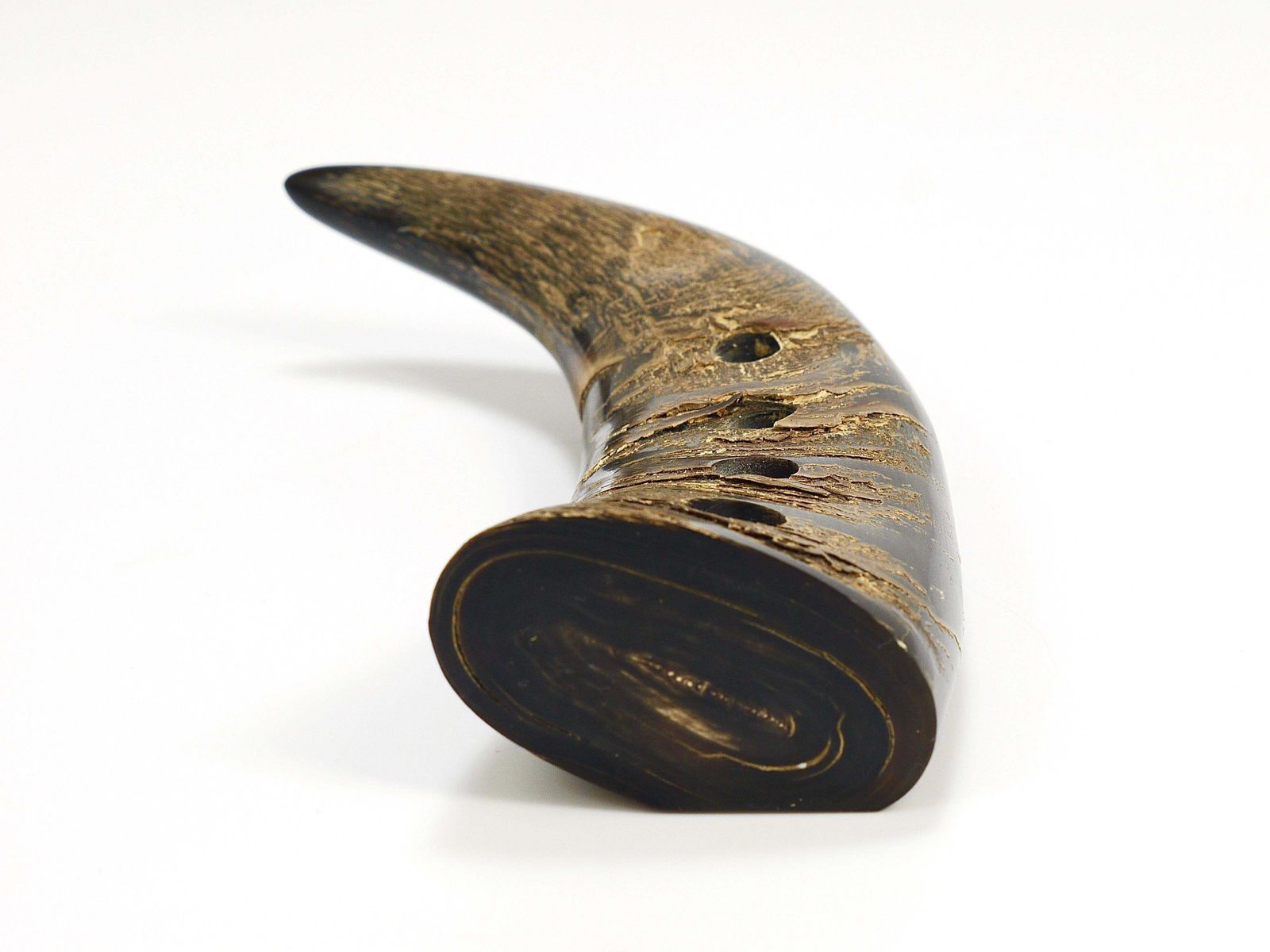 Carl Aubock Mid Century Horn Desk Pen Holder, Vienna, Austria, 1960s photo buy