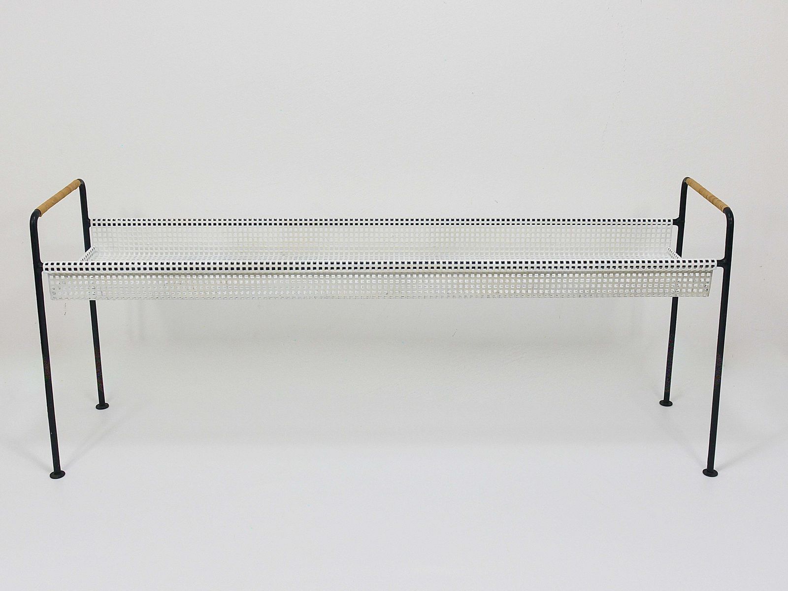 Carl Aubock Jardiniere, Plants Table Or Bench, Flower Trough, Iron & Wicker photo furniture