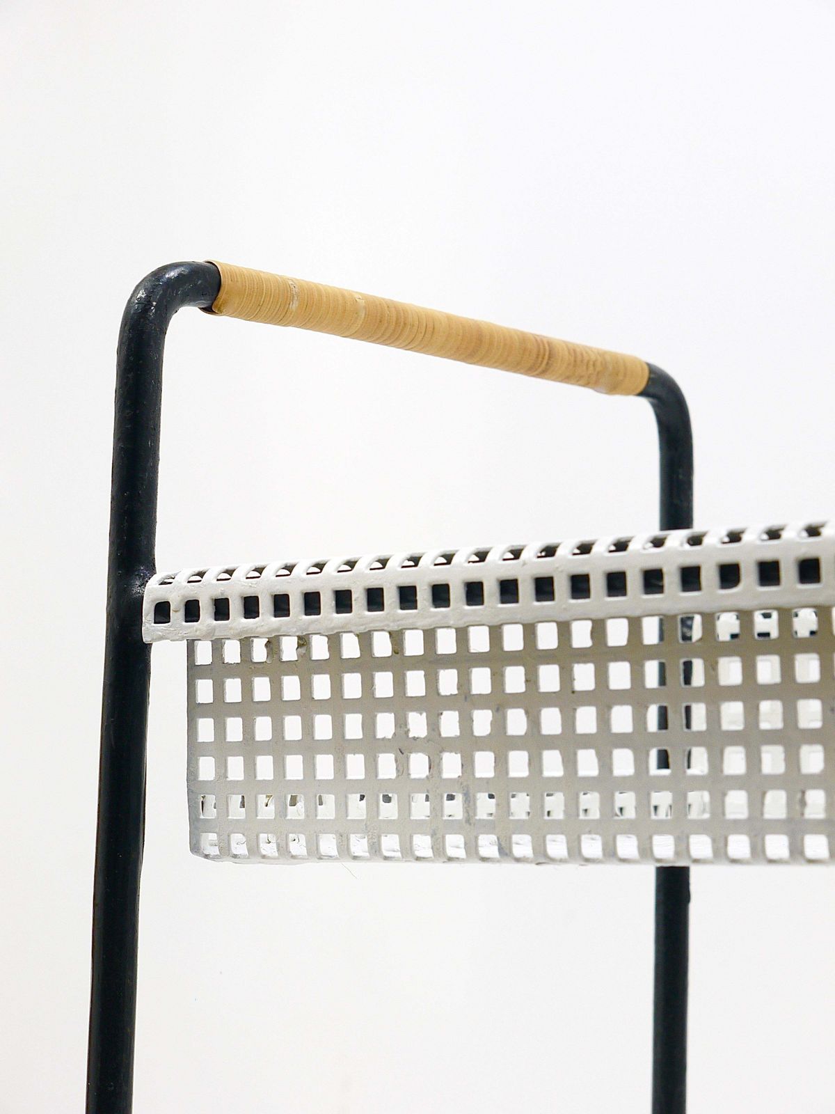 Carl Aubock Jardiniere, Plants Table Or Bench, Flower Trough, Iron & Wicker photo vinterior