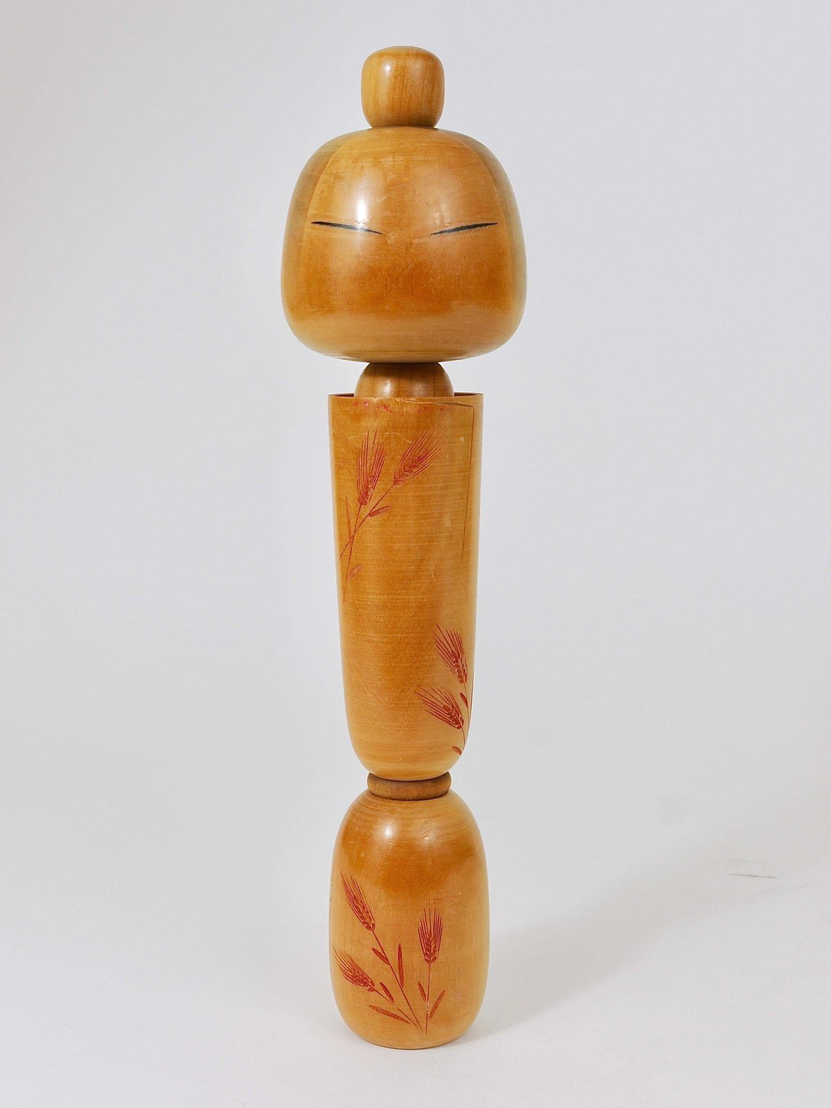 Decorative Sadao Kishi Kokeshi Doll Sculpture From Japan, Hand Painted photo for sale