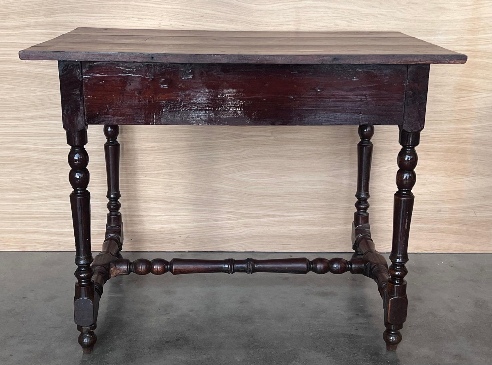Mobilier Table console ou table de canapé espagnole rustique en pin « Mobila », avec tiroir photo