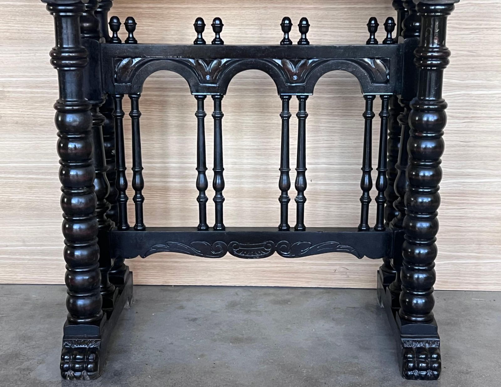 photo buy Cabinet sur piédestal de style baroque espagnol, Bargueno ou Varqueno, XXe siècle