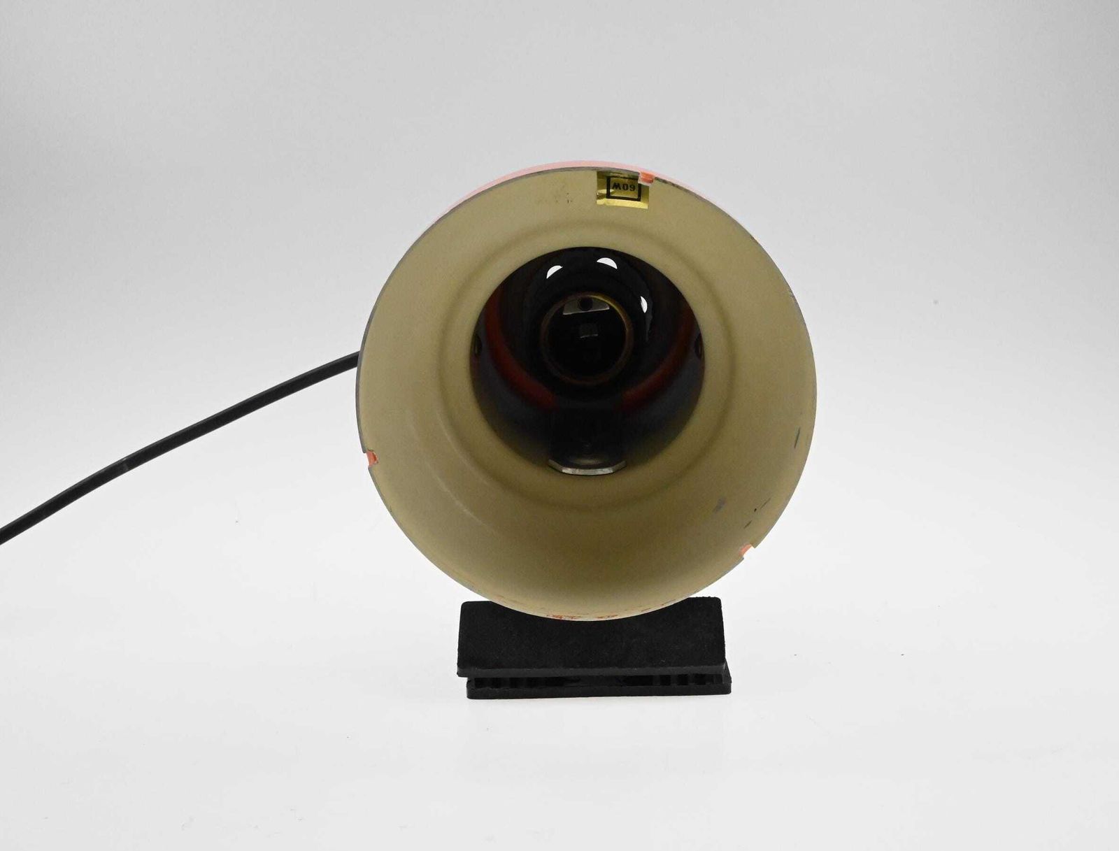 Mid Century Desk Lamp, Clip On Lamp, Desk Metal Lamp, Table Lamp, Desk Lamp, Bedside Lamp, Mid Century Lamp, Orange Lamp, Table Light photo Lighting