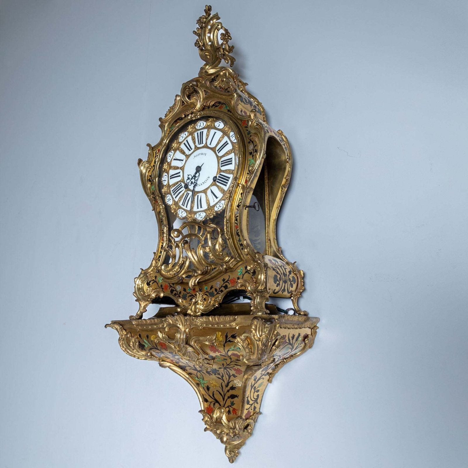 Louis Quinze Grand Cartel Pendule With Console, Sig. Balthazar Lieutaud & Joffroy à Besançon, Mid 18th Century photo Home Decor