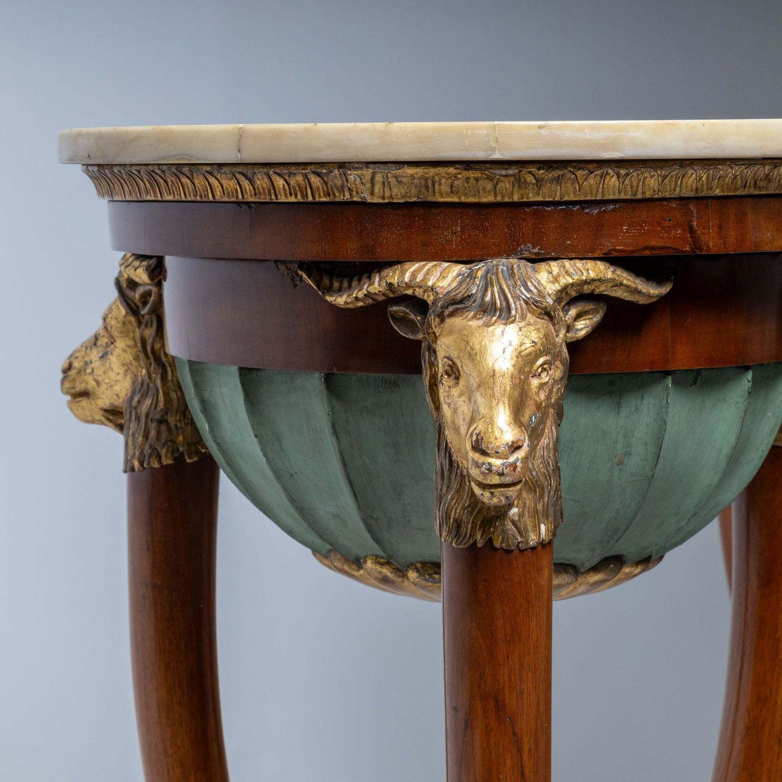 photo furniture Pair Of Large Italian Torchieres, Probably From Naples, Early 19th Century