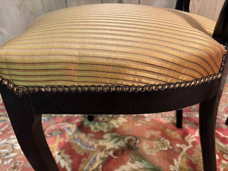 Paire De Chaises Napoléon III, 1800s photo buy