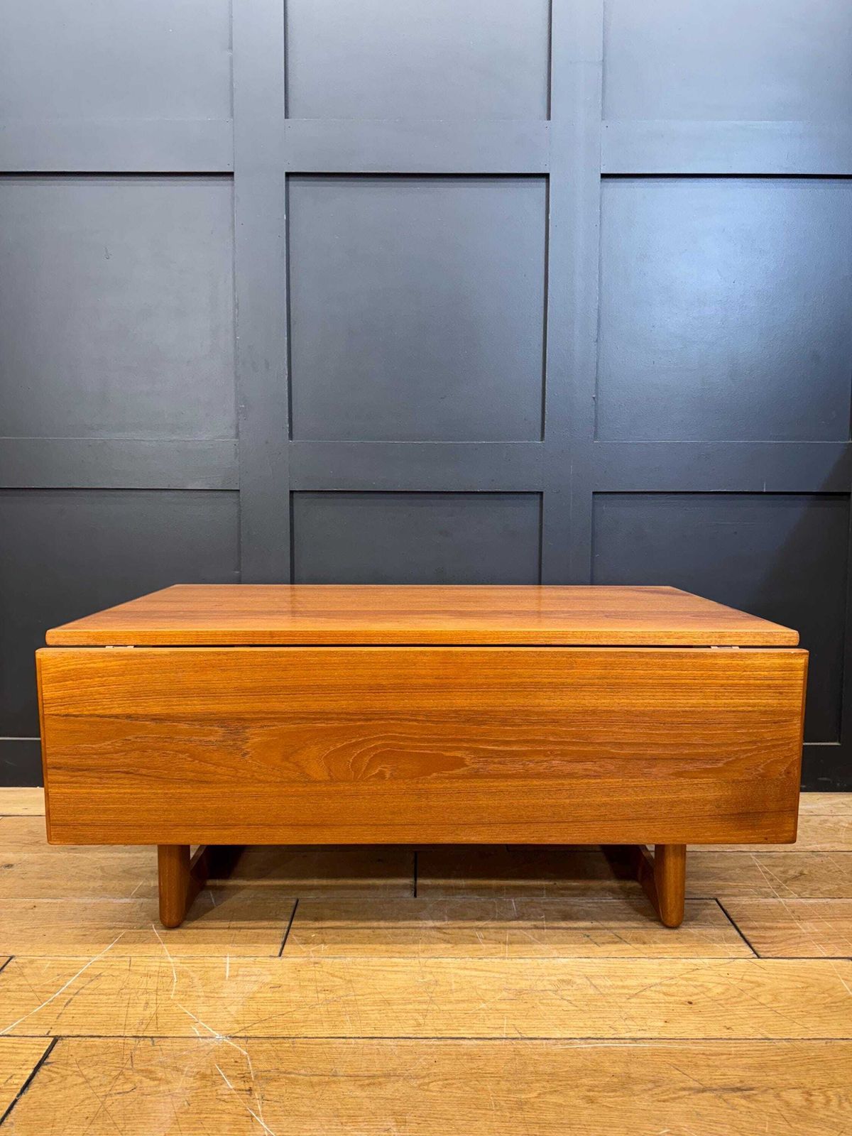 Mid Century Teak Coffee Table / Extending Drop Leaf Coffee Table / D Scan / Retro Furniture photo for sale