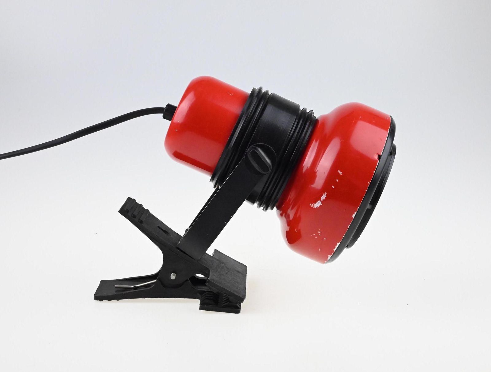 Mid Century Desk Lamp, Clip On Lamp, Desk Metal Lamp, Table Lamp, Desk Lamp, Bedside Lamp, Mid Century Lamp, Red Lamp, Table Light