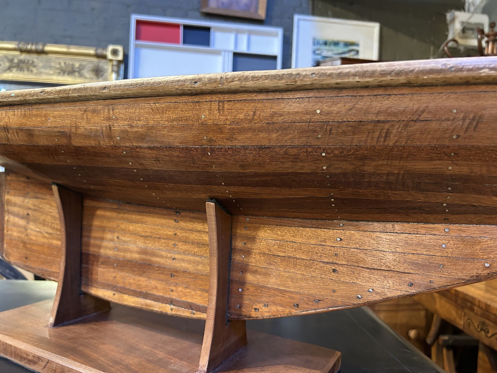 Vintage Pond Yacht Hull photo buy