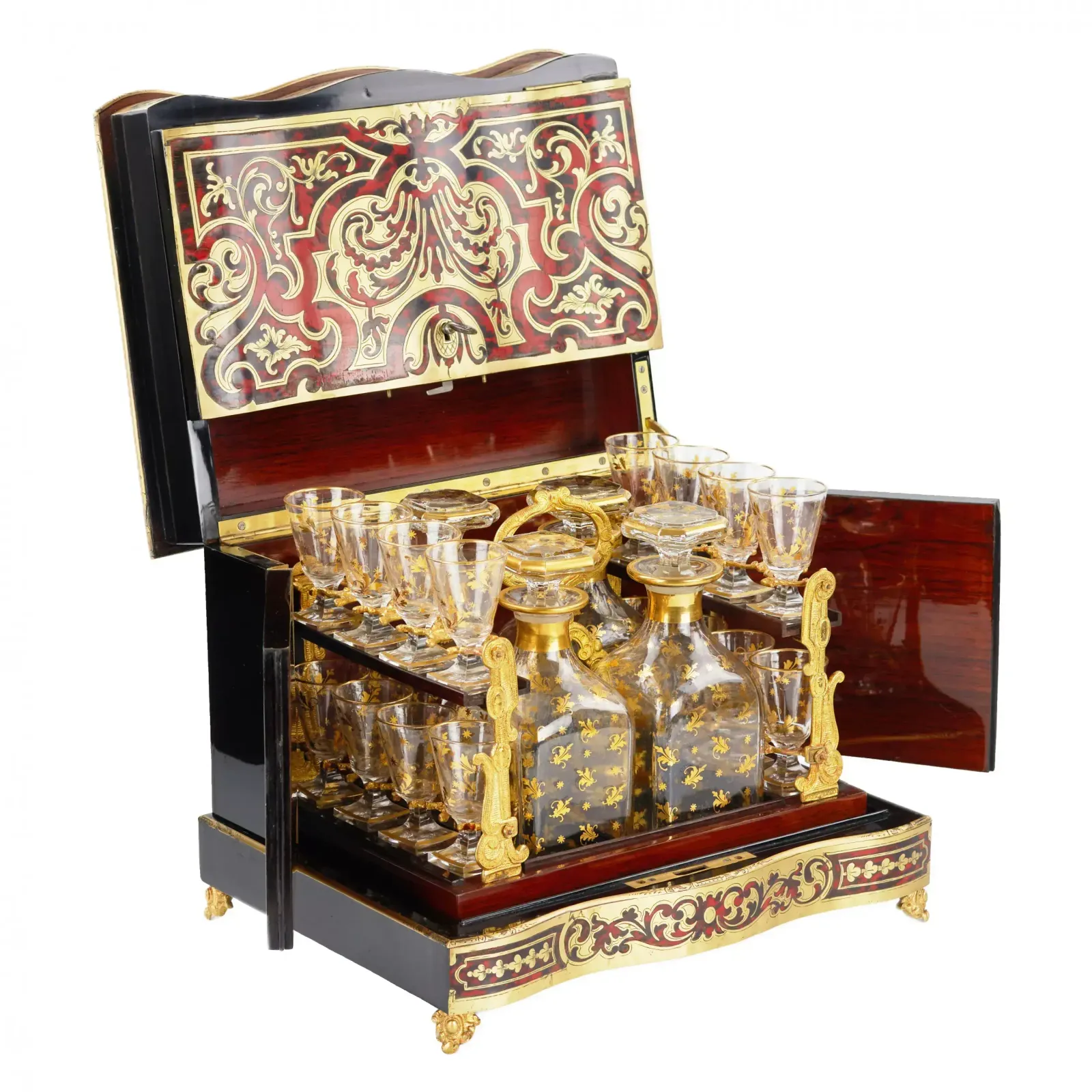 photo furniture A Liquor Bar In A Splendid 19th Century Napoleon III Boulle Style.