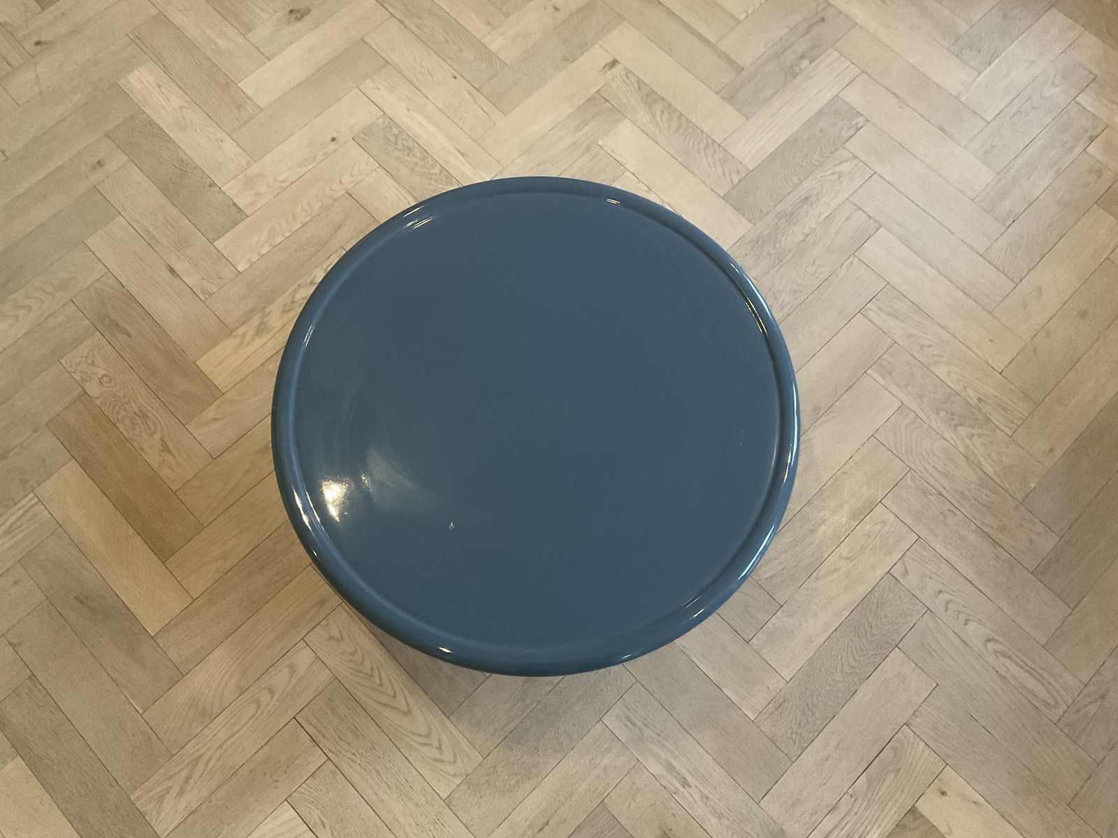 The Conran Shop Mag Round Coffee Table Dark Blue 60cm photo for sale