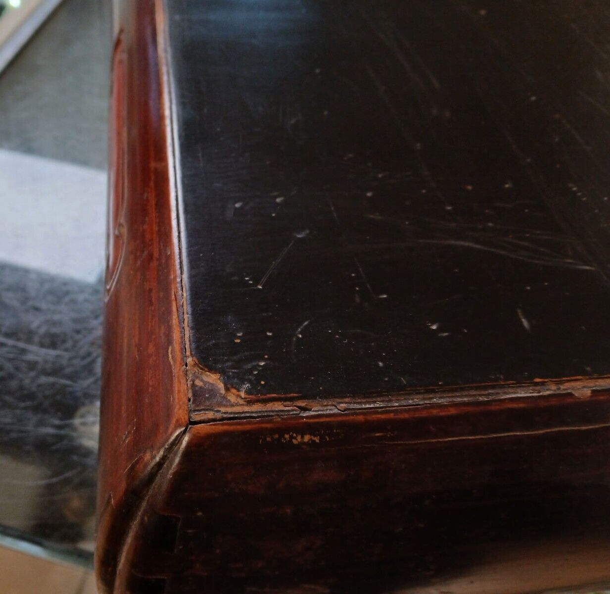 Very Rare Antique Chinese Lacquered Wood Food Presentation/Tea Ceremony Box photo 245.0