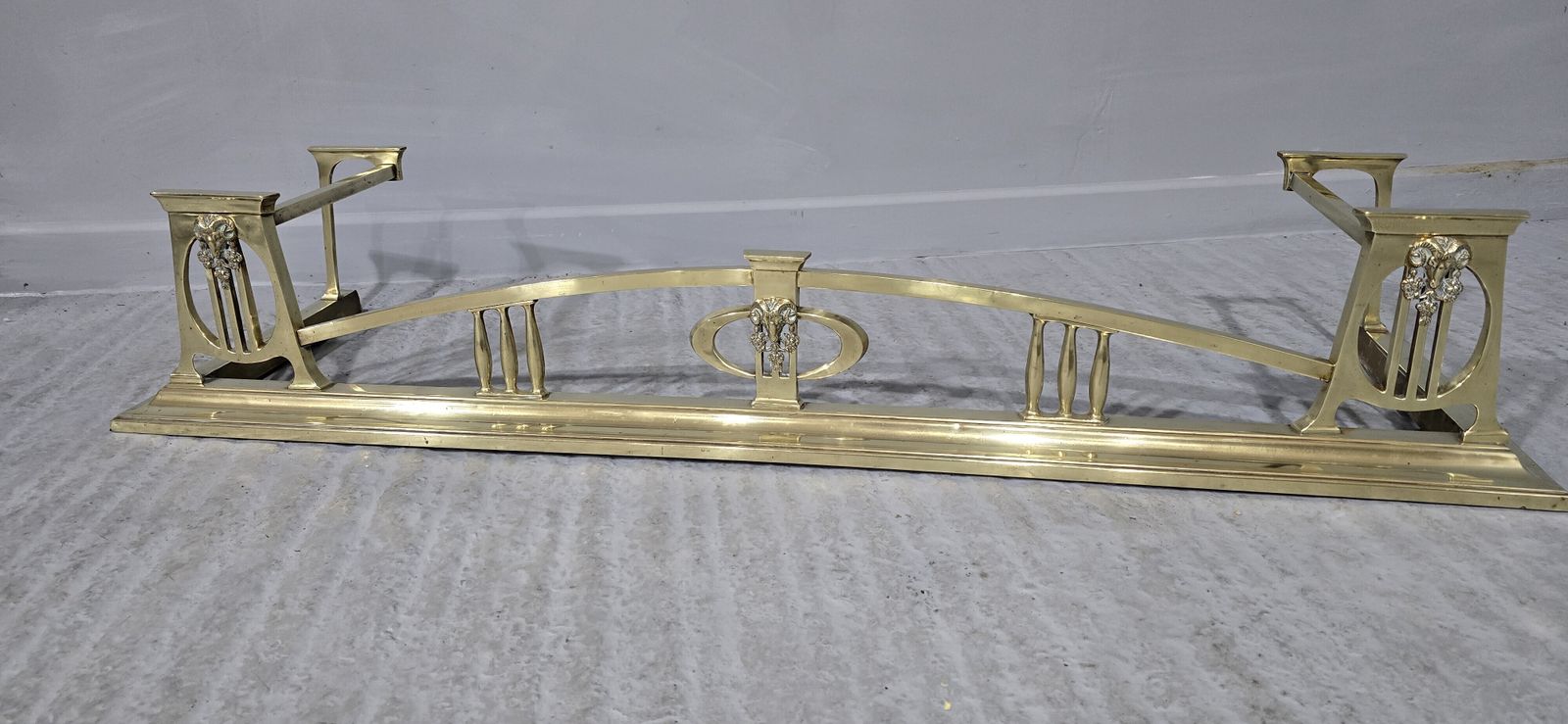 Fab Art Noveau Brass Fender photo for sale
