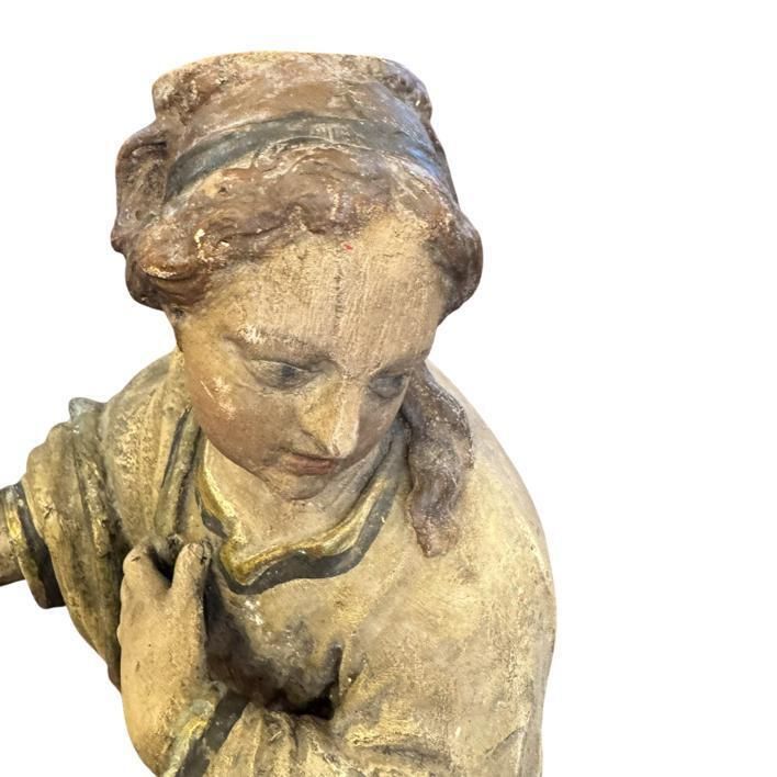 18th Century Polychromesaint Mary Magdalene. photo for sale