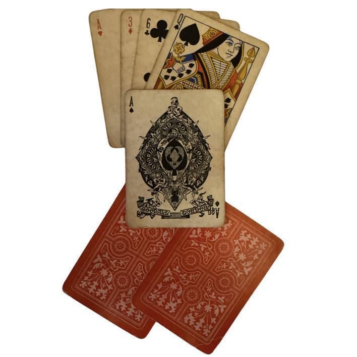 photo for sale Japanese Lacquered Box Of Four Deck Of Cards