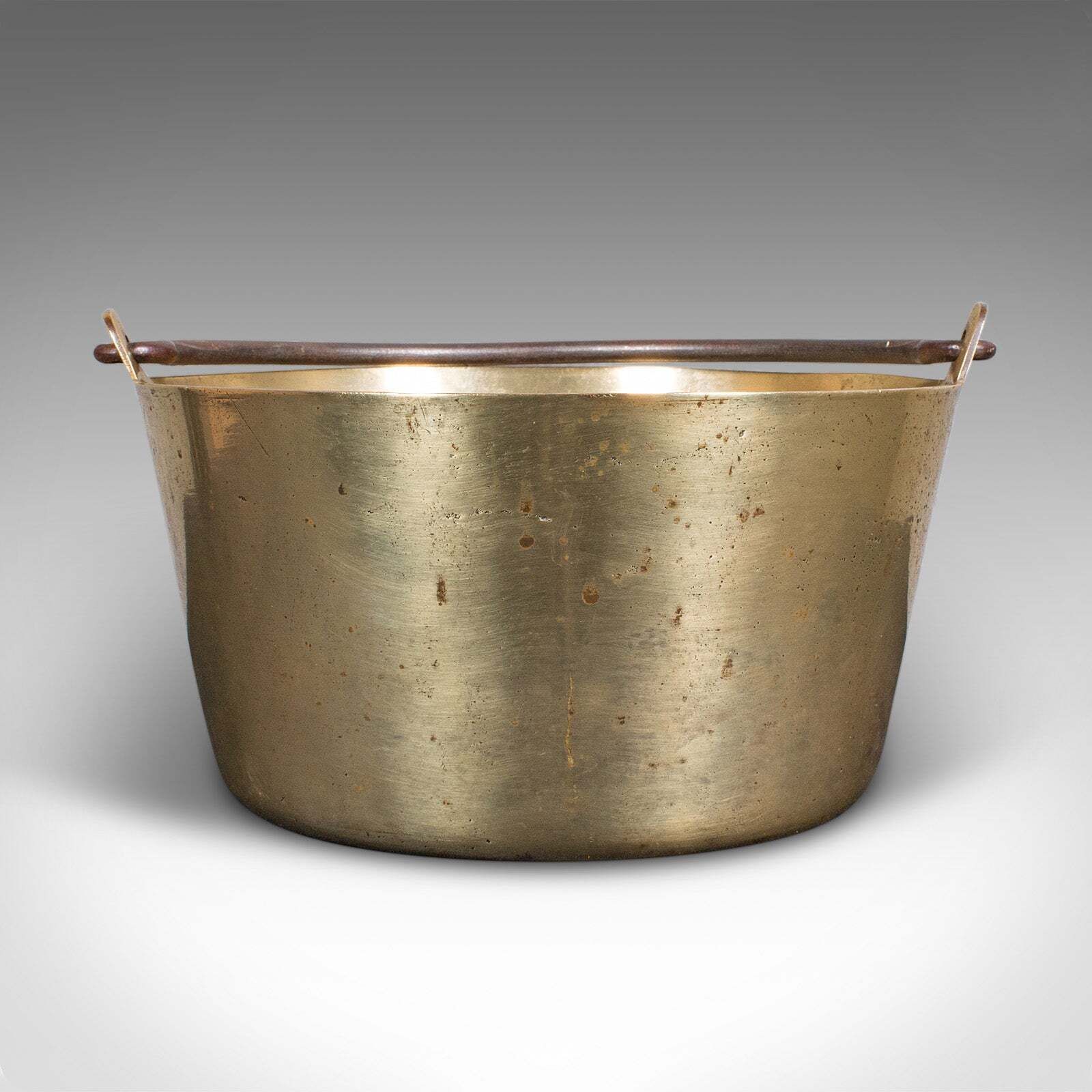 Antique Preserve Warmer, English, Bronze, Jam Pan, Fireside Interest, Georgian photo for sale