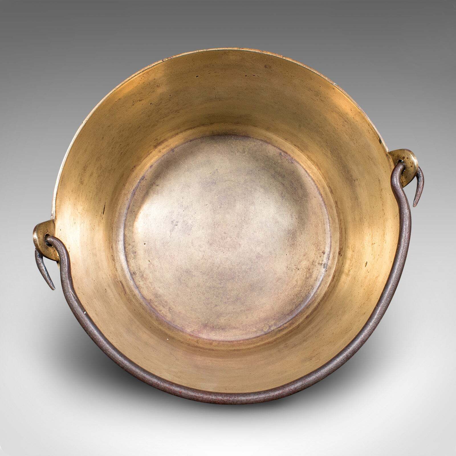 photo for sale Antique Preserve Warmer, English, Bronze, Jam Pan, Fireside Interest, Georgian
