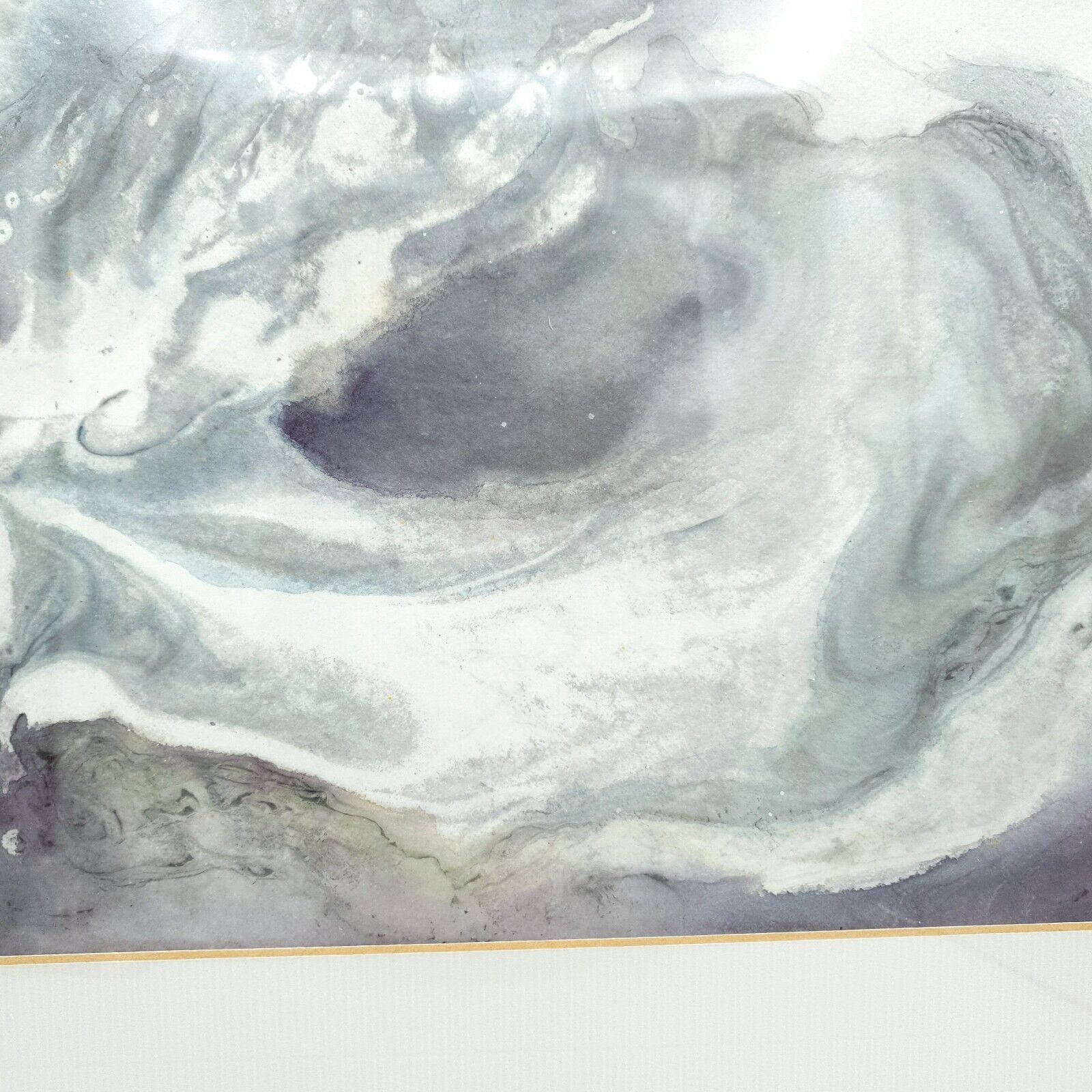 Chinese Ink & Colour Painting 'Vortex' Sheena Davis Artist On Xuan Paper Framed photo buy