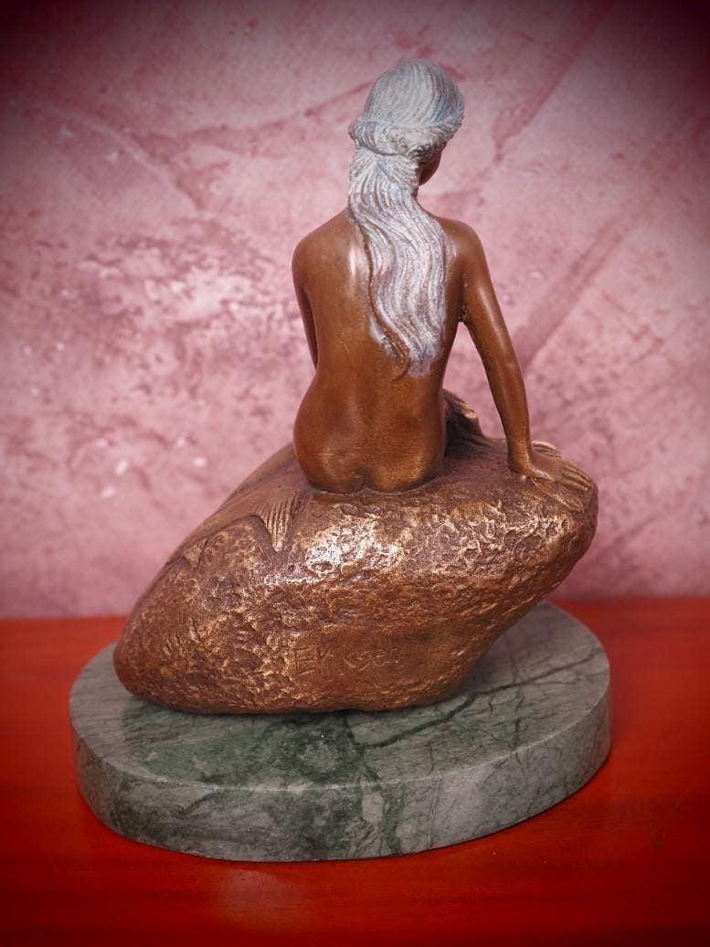 Bronze Figurine "Little Mermaid" – Perfect Gift For Art Lovers And Special Occasions photo 252.0