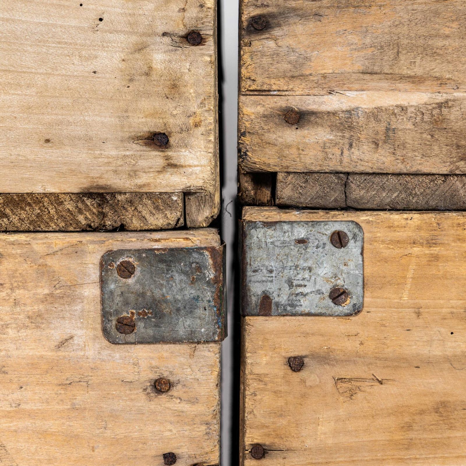 1940's Original Storage Crates By De Werkeende Bie   Poperinghe photo furniture