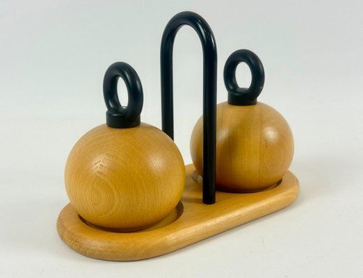Salt & Pepper Mills Ball Boy By Richard Nissen & Carsten Jørgensen For Bodum, Denmark, 1980s, Set Of 3 photo for sale
