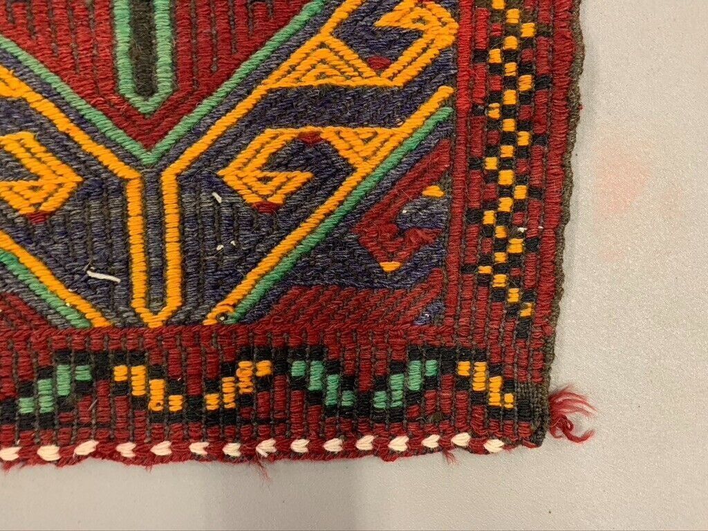 Small Vintage Turkish Kilim Rug 114x78 Cm Wool Kelim photo Textiles