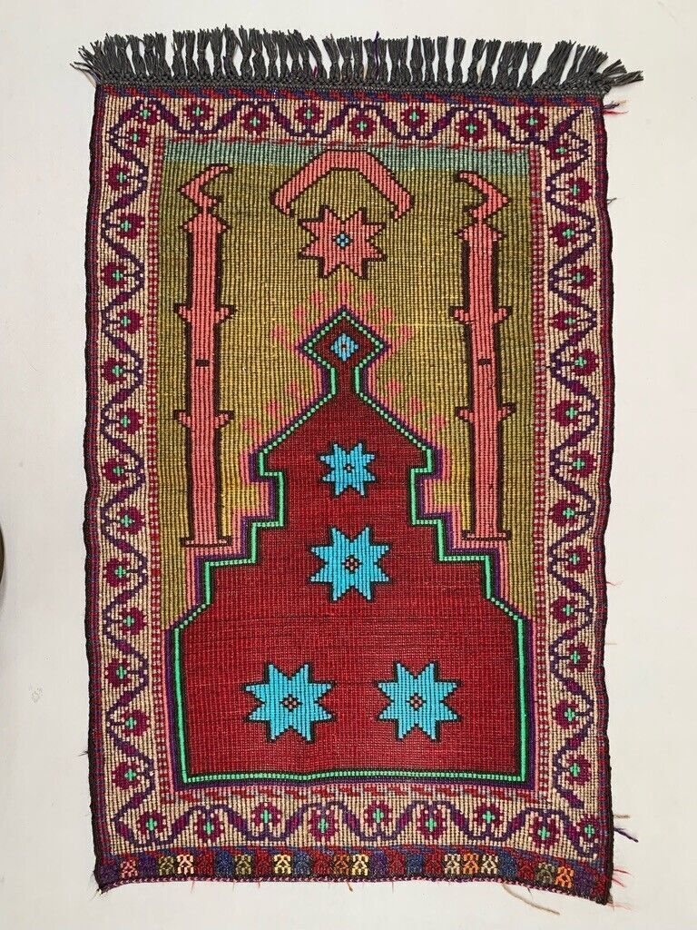 Small Vintage Turkish Kilim Rug 130x83 Cm Wool Kelim