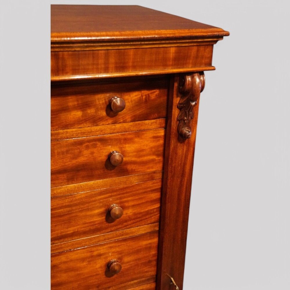 Victorian Mahogany Wellington Chest photo furniture