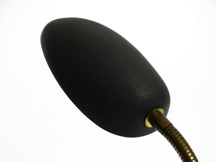 photo furniture Beautiful Small 1950s Table Lamp With Metal Gooseneck From Gebrüder Cosack
