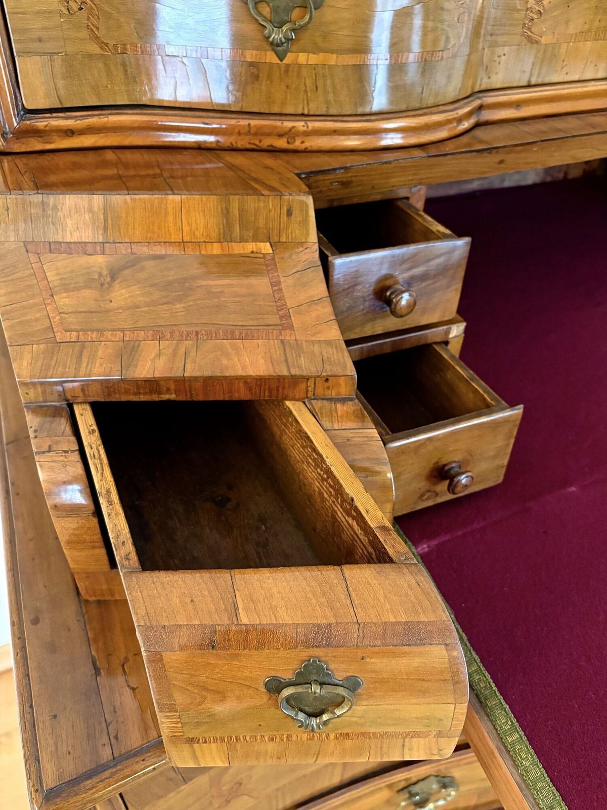 photo for sale 18th Century Austrian Baroque Secretaire/ Bureau Cabinet, Nutwood, At Ca. 1770