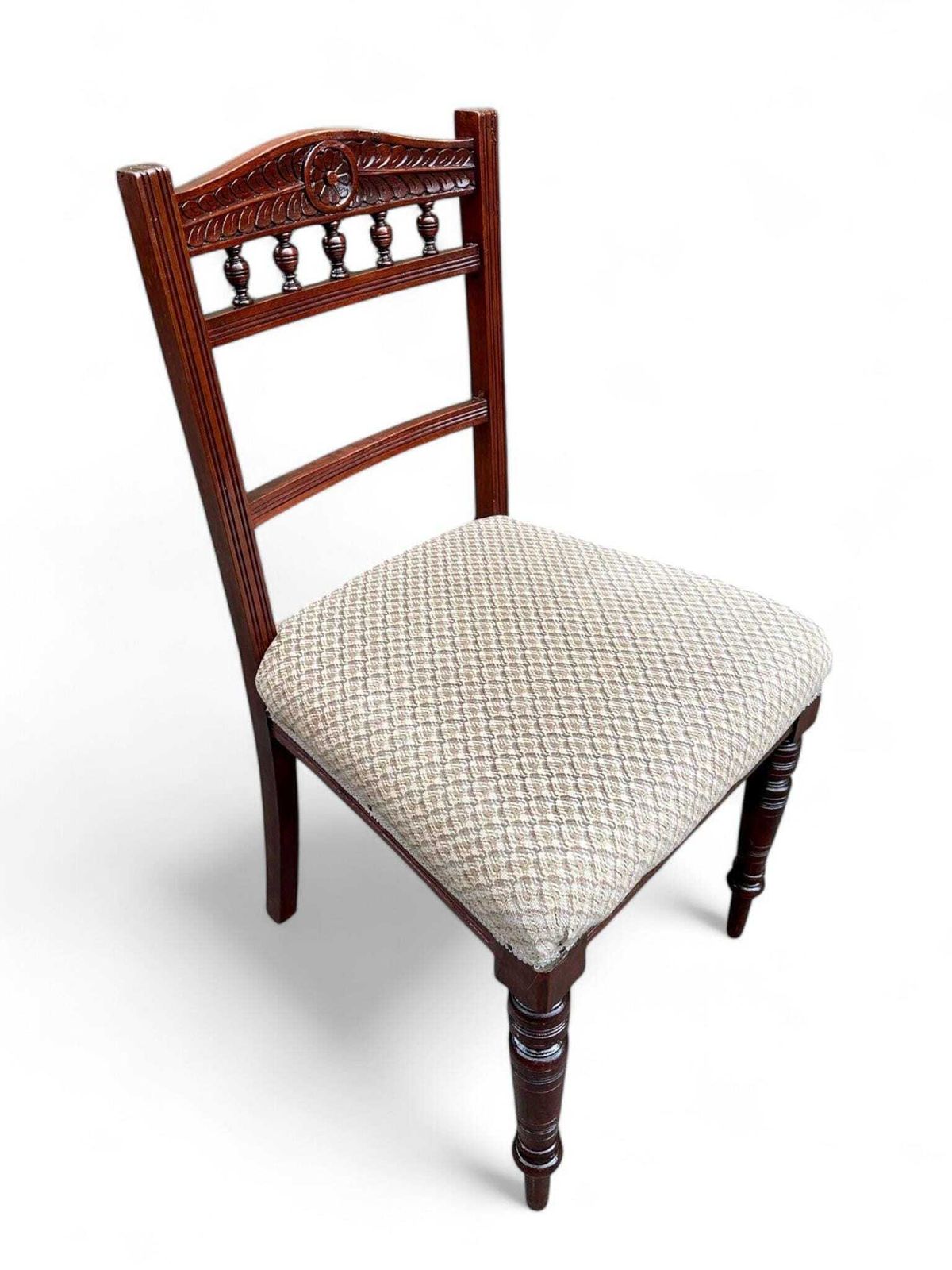 Antique Victorian Mahogany Dining Chairs C1850 / Set Of 6 photo for sale