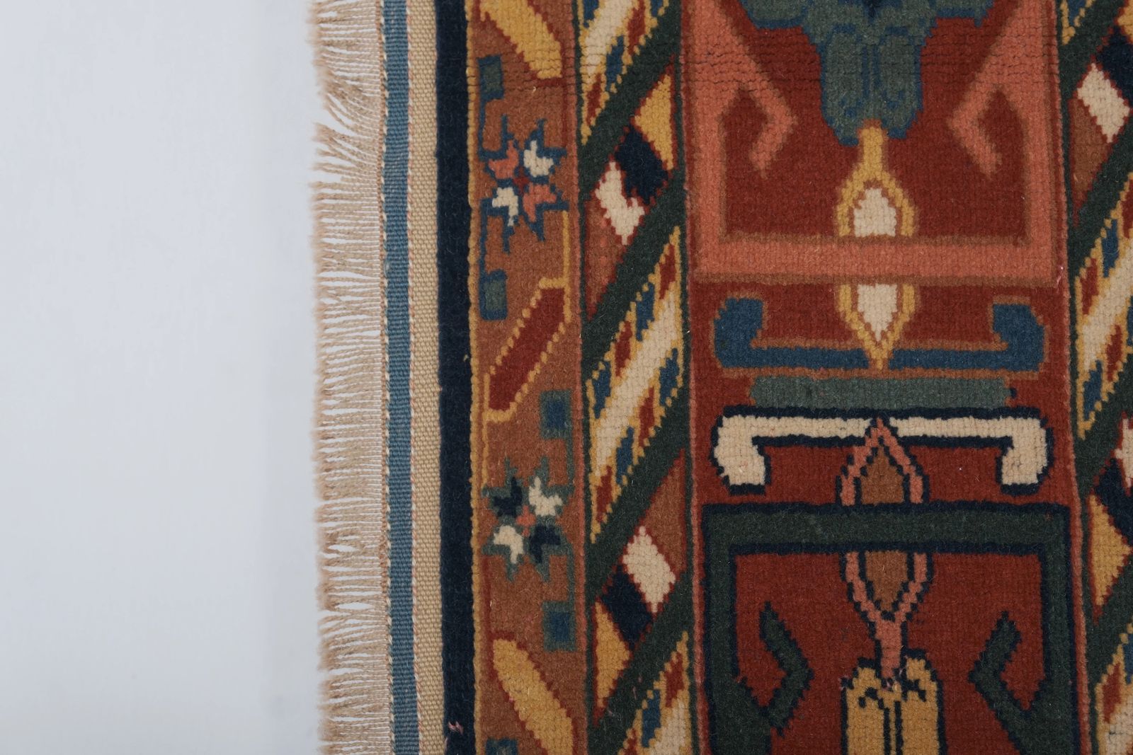 Caucasian Shirvan Perepedil Rug 6'1'' X 7'9'' photo vintage