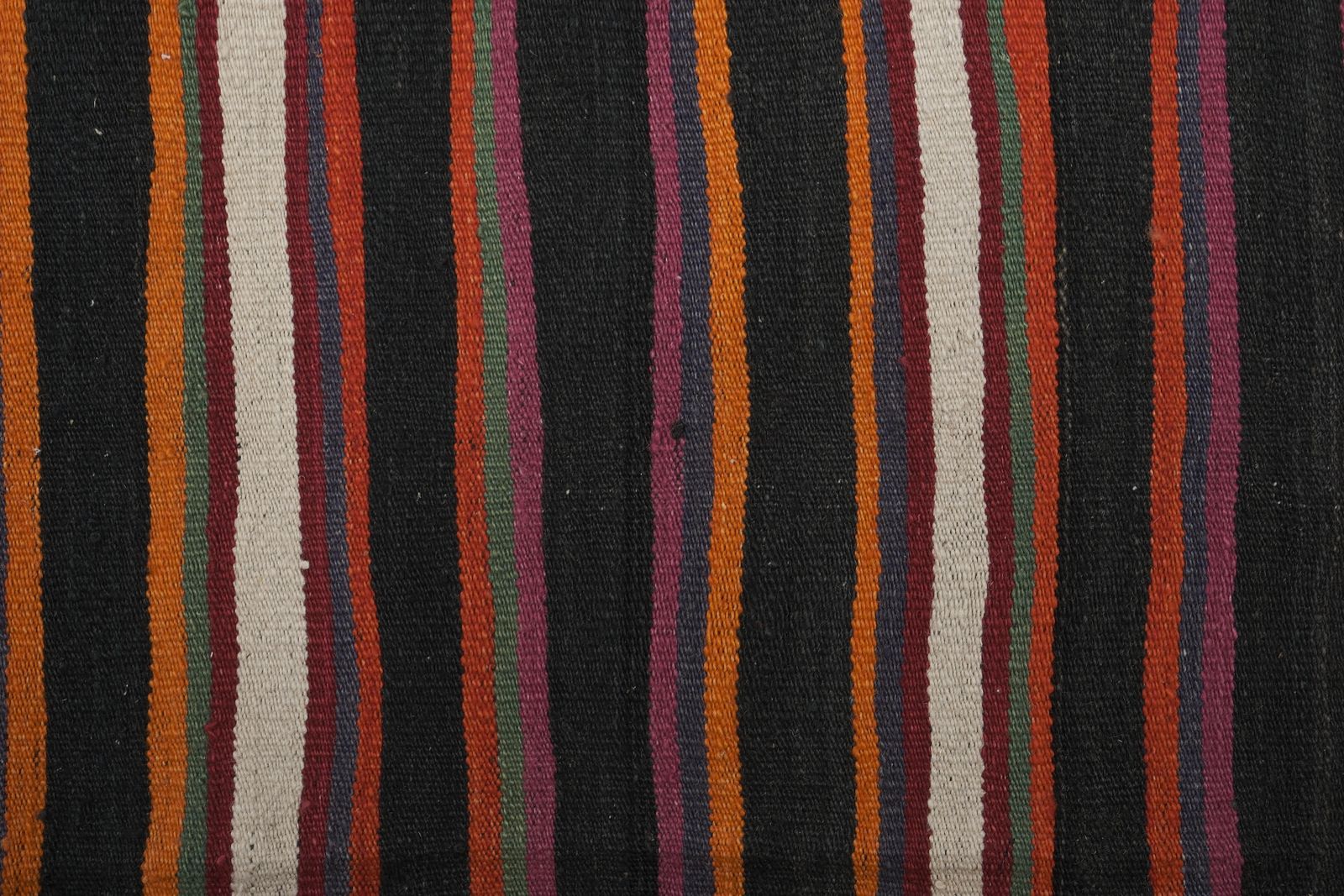 Striped Turkish Kilim Rug 9'1'' X 11'1'' photo vintage