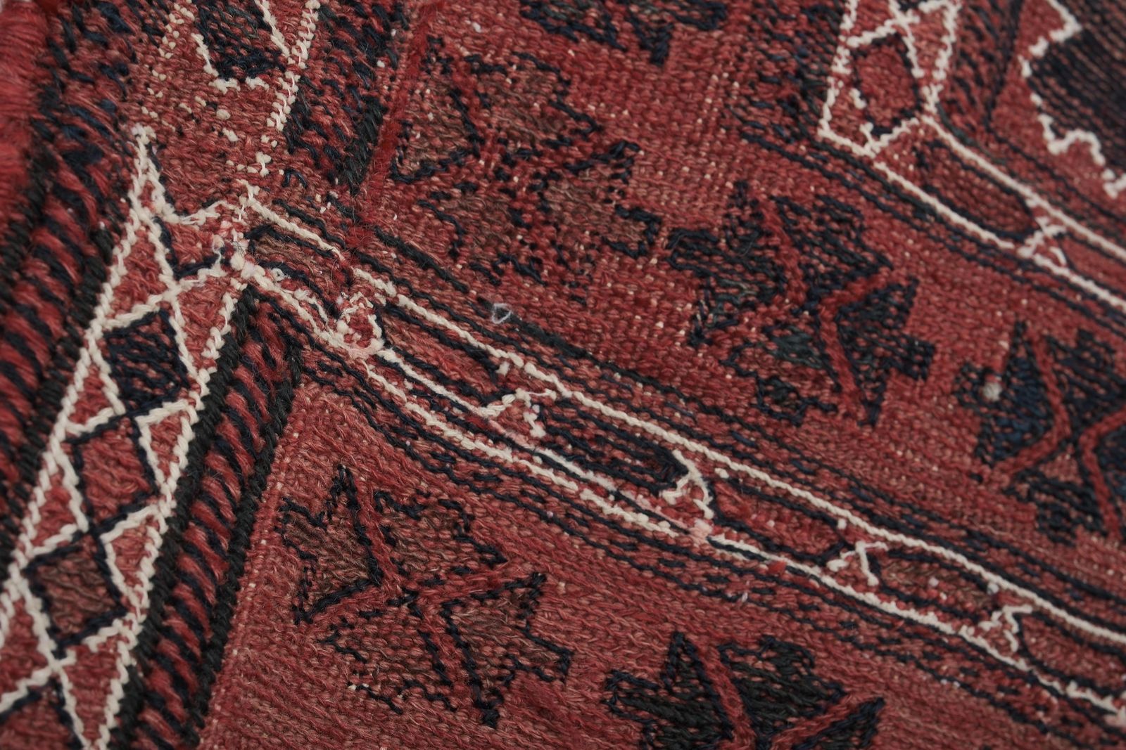 Tribal Abstract Anatolian Rug 3'1'' X 7'7'' photo vintage