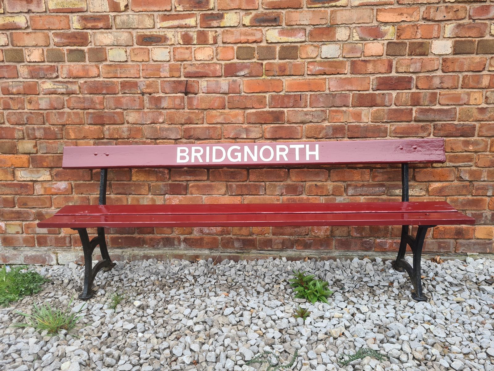A Lovely Late 19th Or Early 20th Century Railway Station Bench   Bridgnorth photo furniture