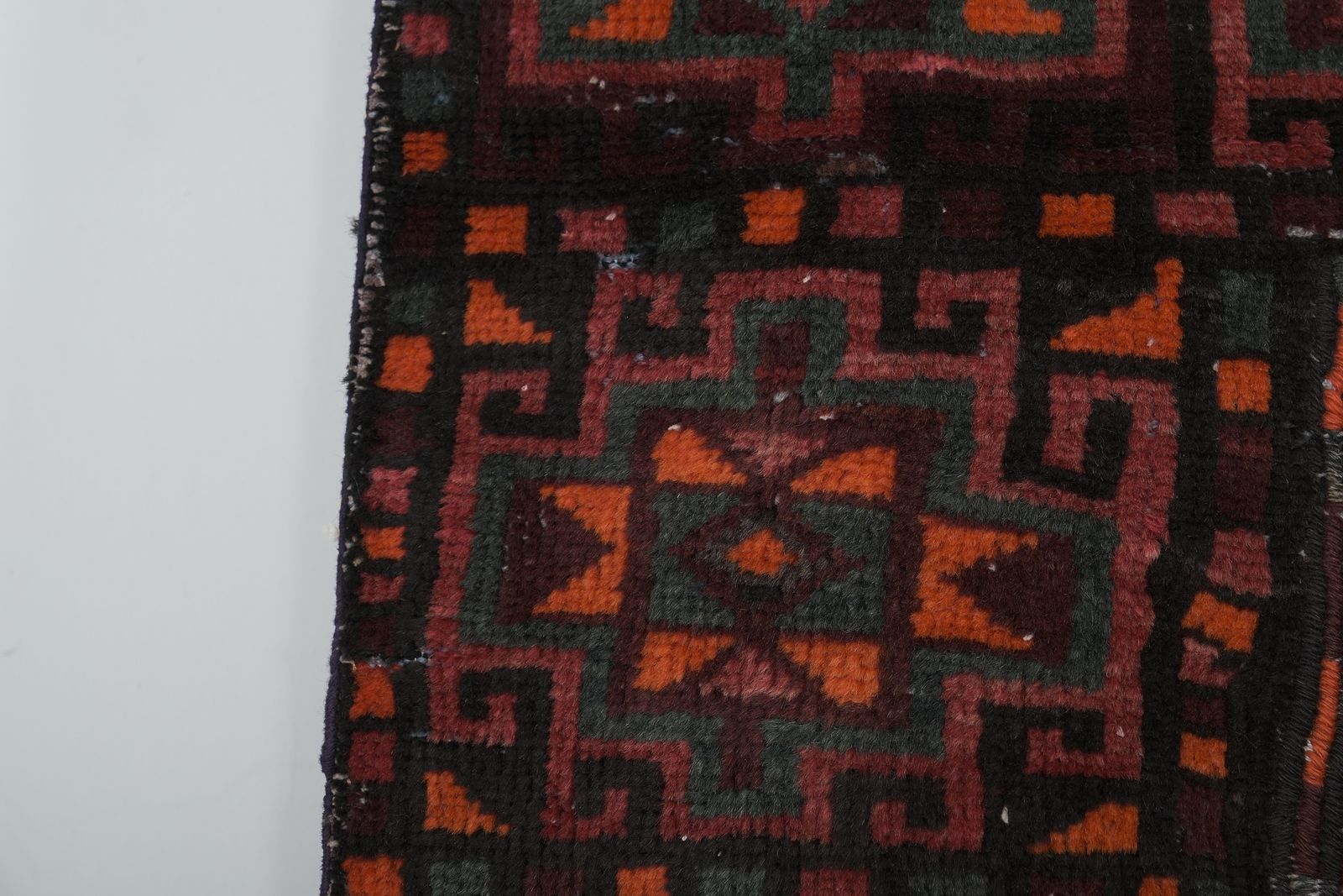 Tribal Red Anatolian Rug 3'5'' X 9'1'' photo vinterior