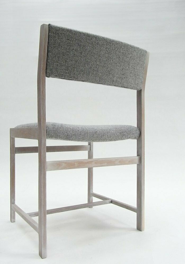 420.0 Bleached Oak & Kvadrat Fabric Chairs, Set Of 2 photo