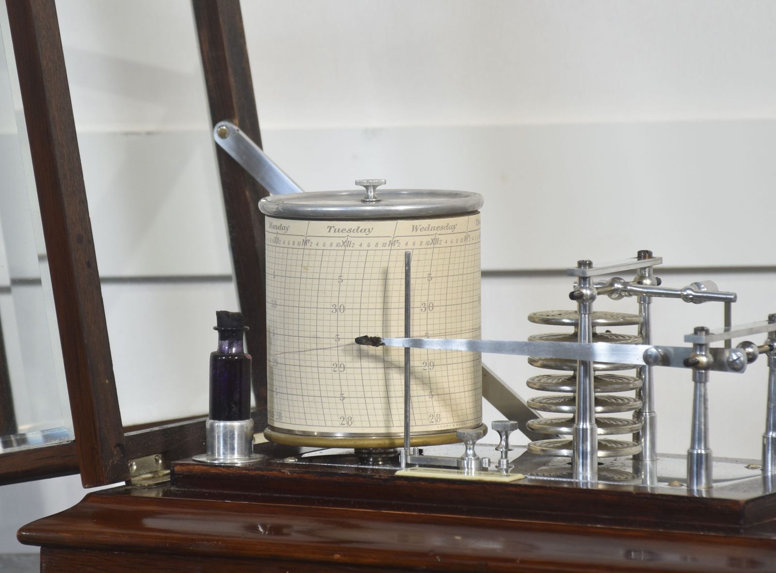 Mahogany Cased Barograph photo buy
