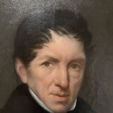 1430.55 Oil On Canvas Pair Of Portraits In Gilded Oval Frames, 19th Century photo