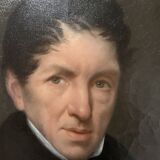 photo vinterior Oil On Canvas Pair Of Portraits In Gilded Oval Frames, 19th Century