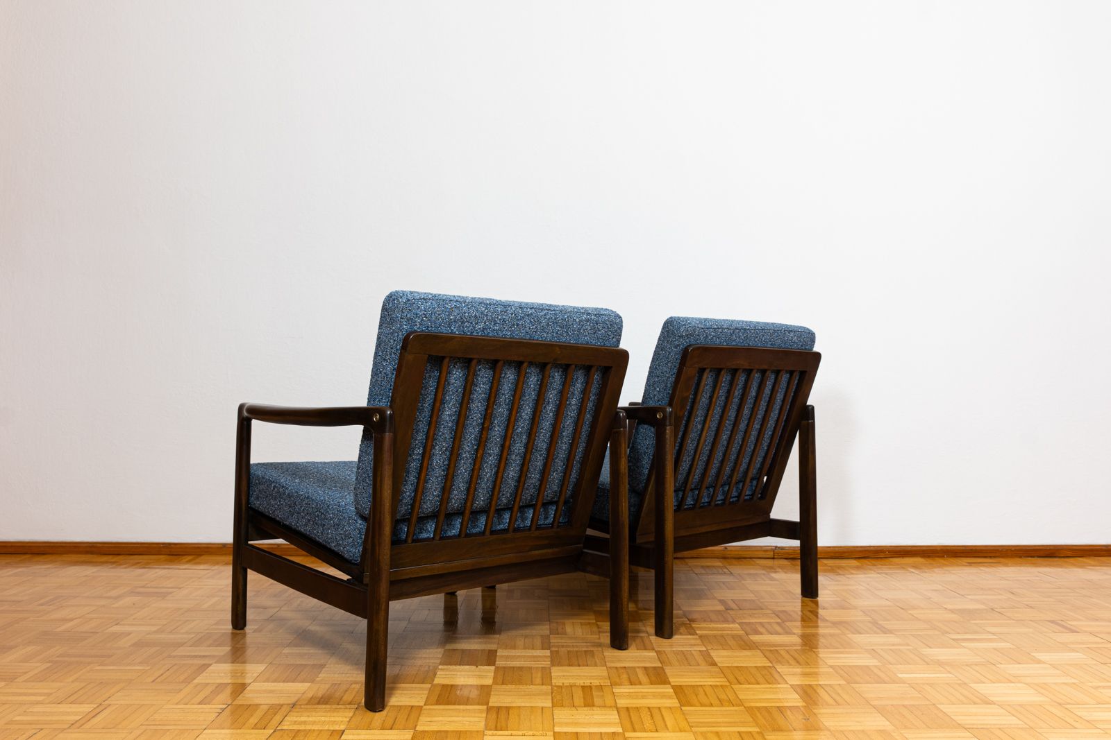 Pair Of Mid Century Armchairs B7522 By Zenon Bączyk, Poland, 1960's photo for sale