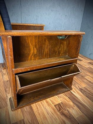 Art Deco Library Chair With Book Shelf & Drink Cabinet, Heal’s Manner photo buy